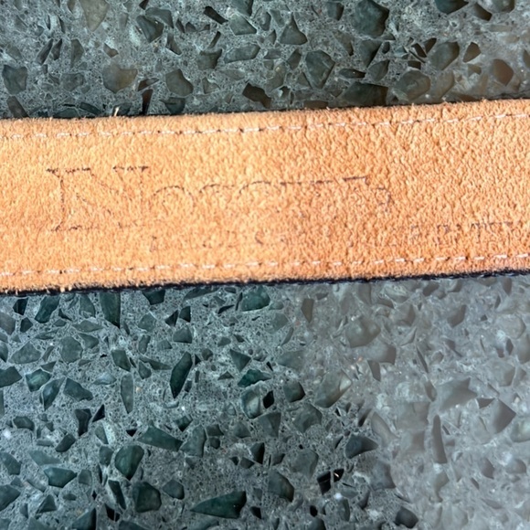 Nocona Leather Fabric Overlay Western Southwestern Design Cowgirl 30" Small - Picture 4 of 7